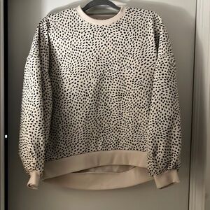 Spotted Crewneck Sweater